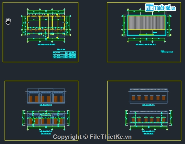 Trường mầm non,mầm non 1 tầng 3 phòng,Mầm non 3 phòng,Kiến trúc trường